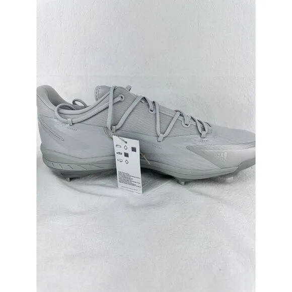 Adidas Adizero Afterburner Metal Baseball Cleats Gray Men's Size 14 H00979. ‎ A4
