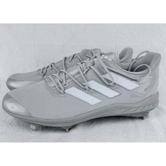 Adidas Adizero Afterburner Metal Baseball Cleats Gray Men's Size 14 H00979. ‎ A4