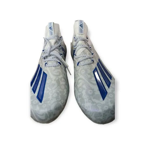 Adidas Adizero &quot;Young King&quot; New Reign Floral - Blue‎ Football Shoes Size 11