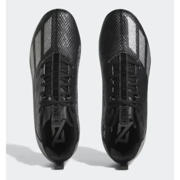 Adidas Adizero Black Gray Spark NFL Football Cleats GV9085 Mens 10 NEW Fast Ship