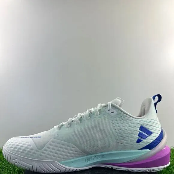Adidas Adizero Cybersonic Men Size 12 White Hardcourt Tennis Shoes ID8562 NEW