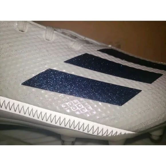 ADIDAS ADIZERO FOOTBALL CLEATS MEN'S SIZE 15 WHITE/BLUE HP8756 NEW