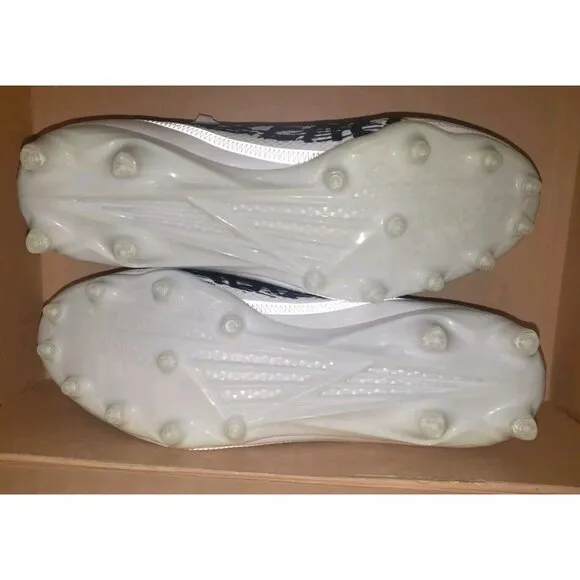 ADIDAS ADIZERO FOOTBALL CLEATS MEN'S SIZE 15 WHITE/BLUE HP8756 NEW