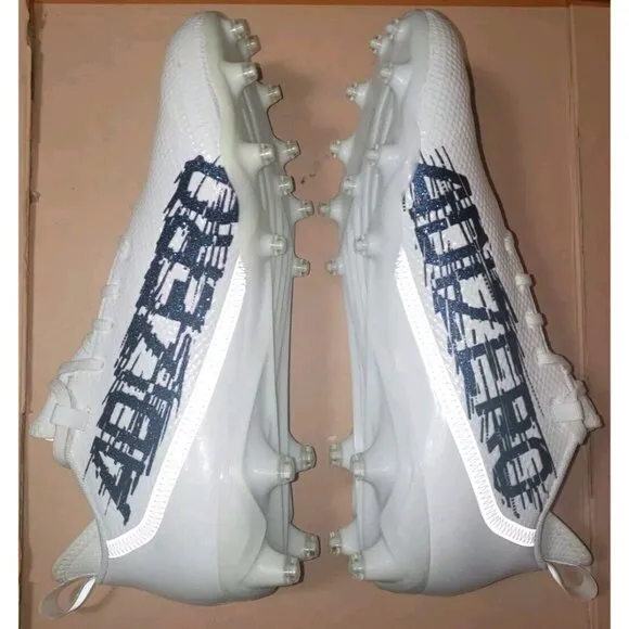 ADIDAS ADIZERO FOOTBALL CLEATS MEN'S SIZE 15 WHITE/BLUE HP8756 NEW