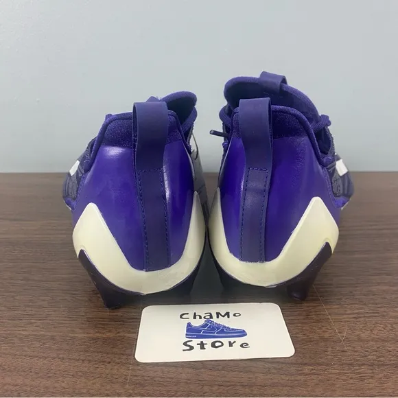 Adidas Adizero Football Cleats Purple White Shoes HP8751 Promo Mens Size 12.5