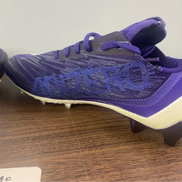 Adidas Adizero Football Cleats Purple White Shoes HP8751 Promo Mens Size 12.5