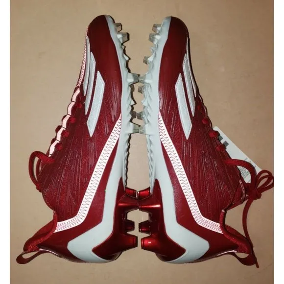 Adidas AdiZero Football Cleats Red GW5058 Men's sizes 9 &amp; 13 NEW