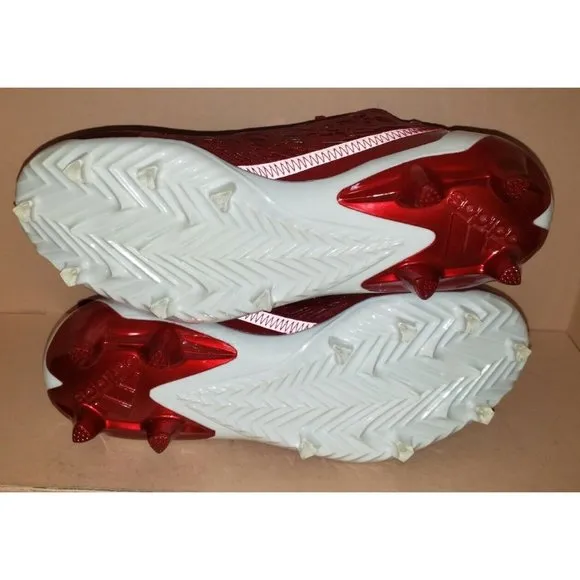 Adidas AdiZero Football Cleats Red GW5058 Men's sizes 9 &amp; 13 NEW