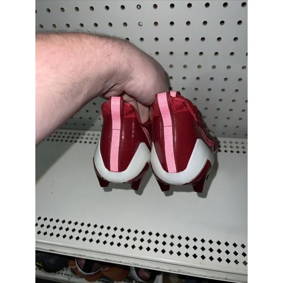 Adidas AdiZero Mens Football Cleats Size 9.5 Power Red White GW5058