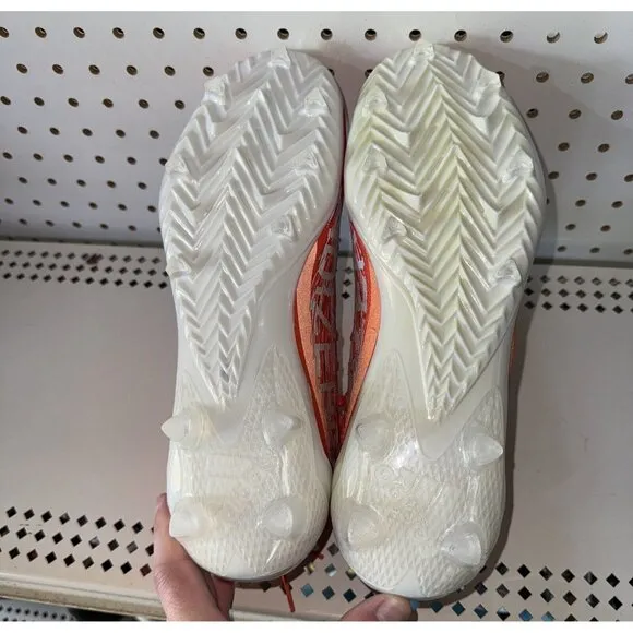 Adidas AdiZero Primeknit Mens Football Cleats Size 11.5 Orange White GV9628