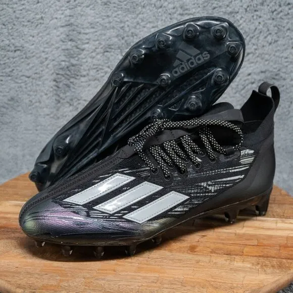 Adidas Adizero Primeknit RFS 'Black Purple' HP8861 Football Cleats Size 11