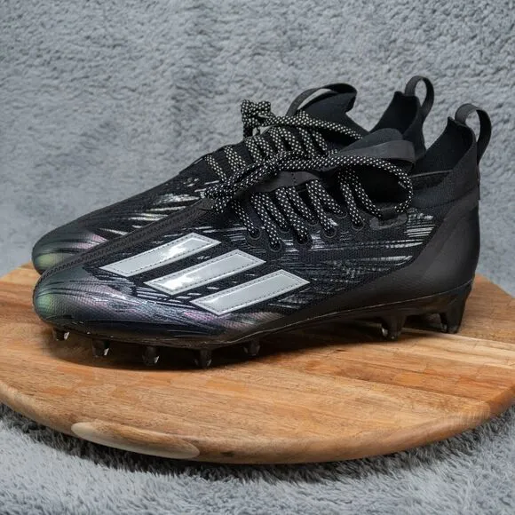 Adidas Adizero Primeknit RFS 'Black Purple' HP8861 Football Cleats Size 11