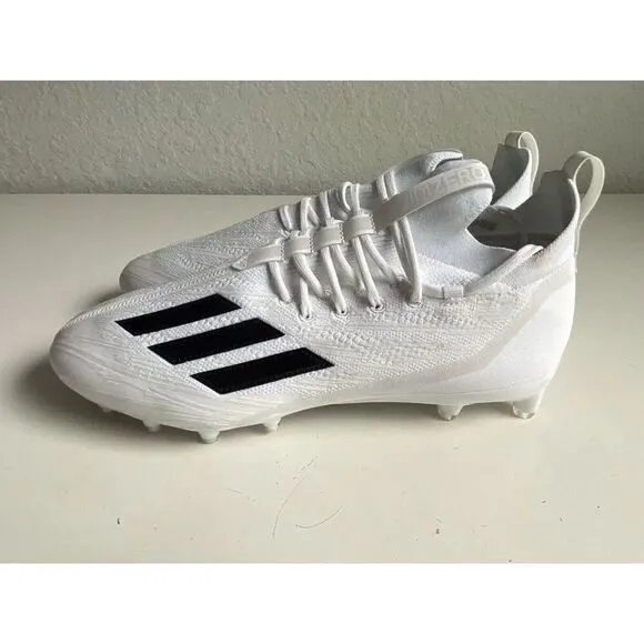 Adidas Adizero Primeknit RFS Football Cleats White Black HP8860 Men's Size 14