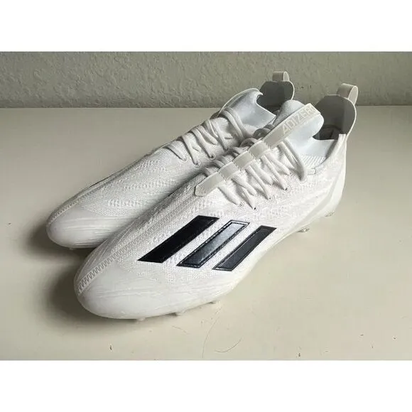Adidas Adizero Primeknit RFS Football Cleats White Black HP8860 Men's Size 14