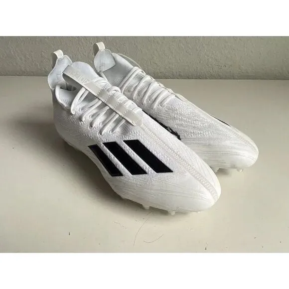 Adidas Adizero Primeknit RFS Football Cleats White Black HP8860 Men's Size 14