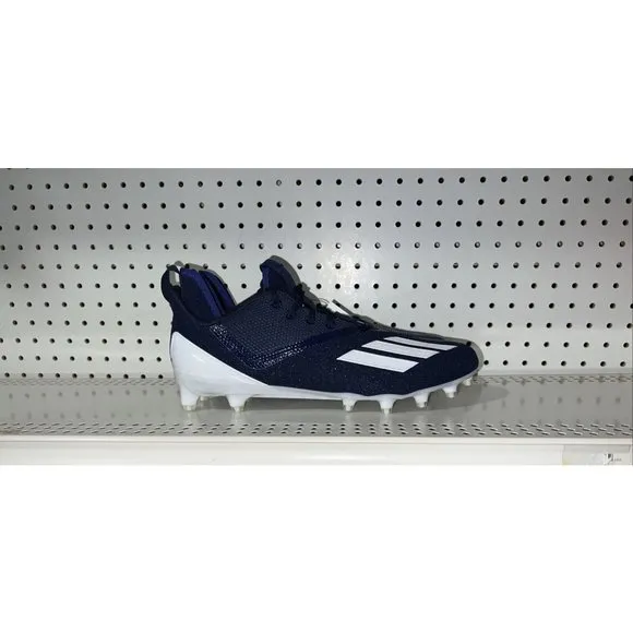 Adidas Adizero Scorch Mens Football Cleats Size 13 Navy Blue White FX4250