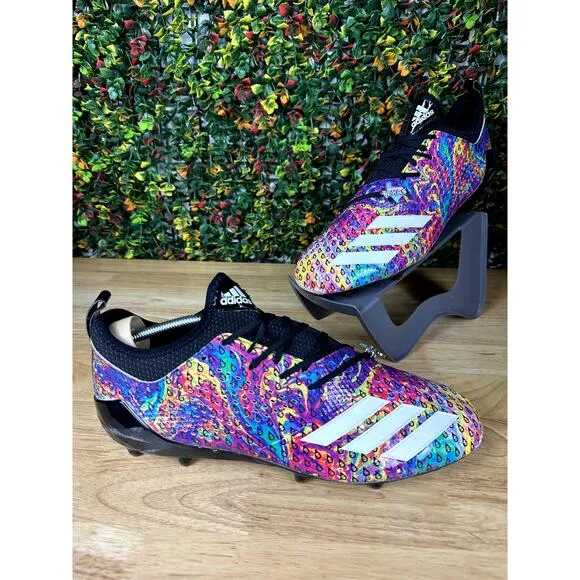 Adidas Adizero Texas 5 Star‎ 7.0 7v7 Football Cleats Shoes DA9171 Multicolor 13