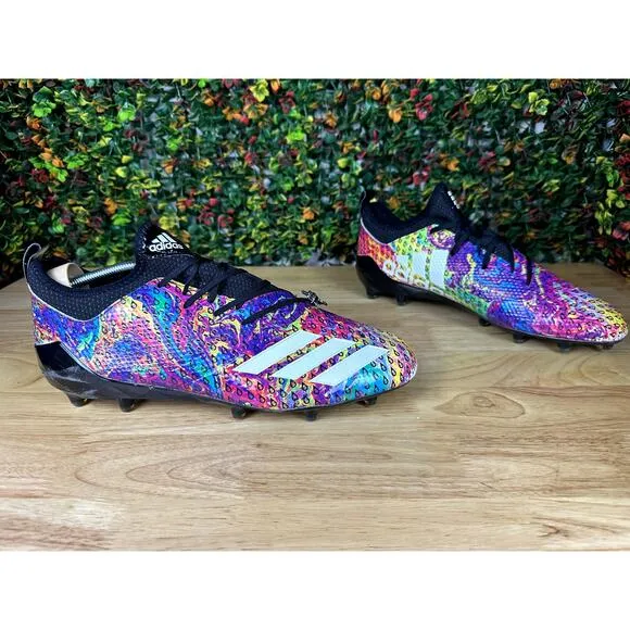 Adidas Adizero Texas 5 Star‎ 7.0 7v7 Football Cleats Shoes DA9171 Multicolor 13