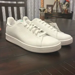 Adidas Advantage Base Tennis Shoes Sneakers new white GW2063 Mens Size 11