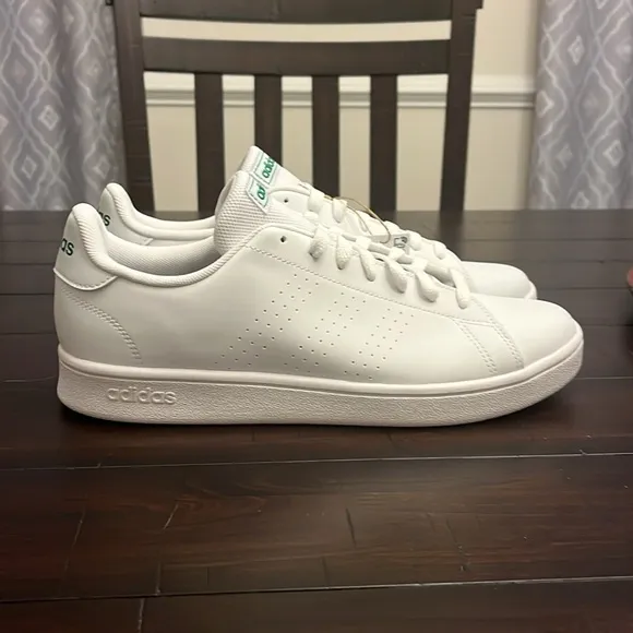 Adidas Advantage Base Tennis Shoes Sneakers new white GW2063 Mens Size 11
