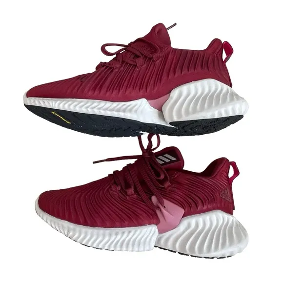 Adidas Alphabounce Instinct Running Sneakers Shoes Women’s Size 6.5 Burgundy