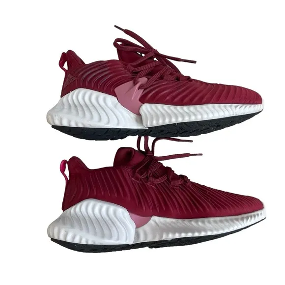 Adidas Alphabounce Instinct Running Sneakers Shoes Women’s Size 6.5 Burgundy