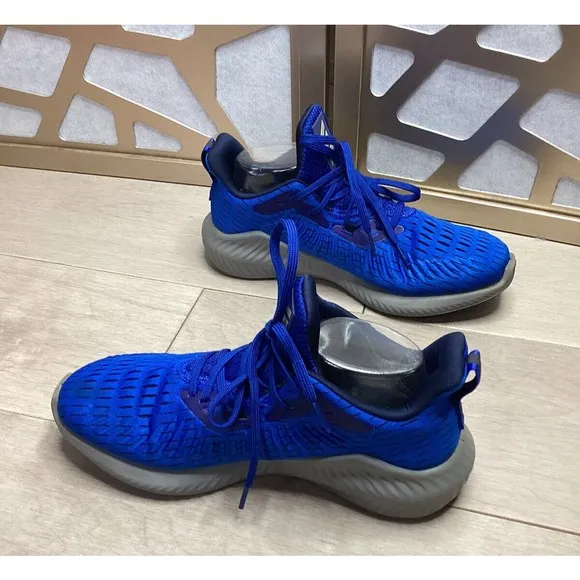 ADIDAS Bounce Alphabounce  U Running Shoes Mens BLUE sz 8 sneakers