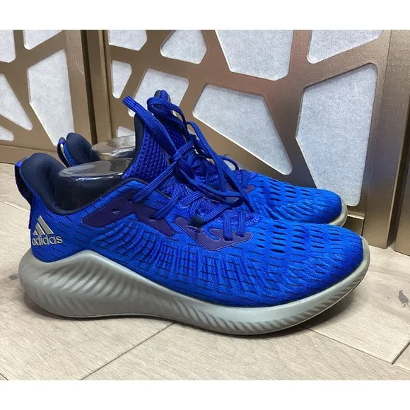 ADIDAS Bounce Alphabounce  U Running Shoes Mens BLUE sz 8 sneakers
