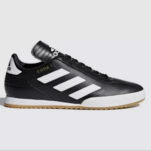 Adidas Copa Men’s Super Indoor Soccer Shoes Size 7.5 Black White Gold Leather‌‌‌