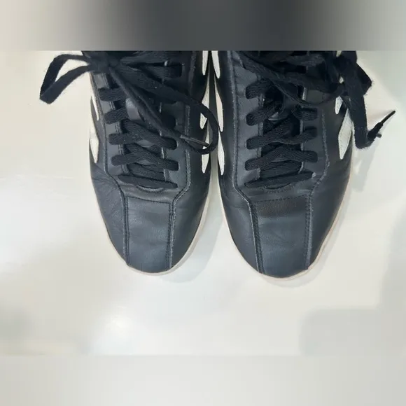 Adidas Copa Men’s Super Indoor Soccer Shoes Size 7.5 Black White Gold Leather‌‌‌