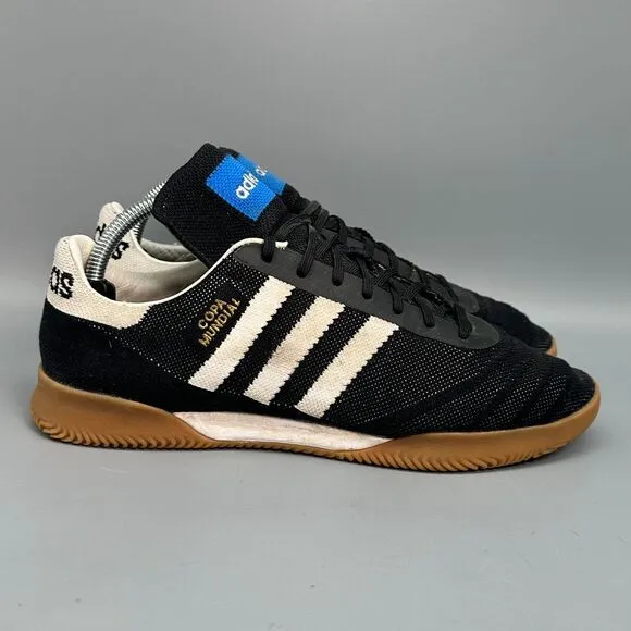 Adidas Copa Mundial 70Y TR Men's 8.5 Black Gum Shoes Lace-Up Low Sneakers F36986