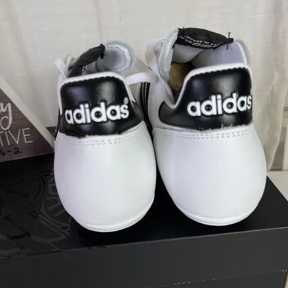 Adidas Copa Mundial Leather White Black Soccer Shoes Cleats ID4050 Men's Size 11