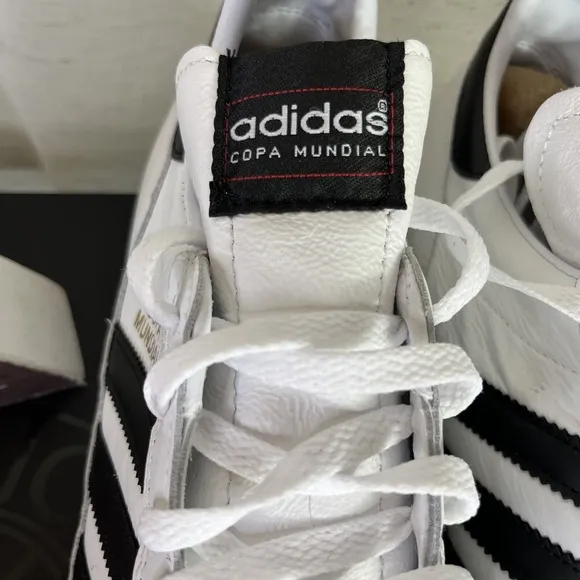 Adidas Copa Mundial Leather White Black Soccer Shoes Cleats ID4050 Men's Size 11