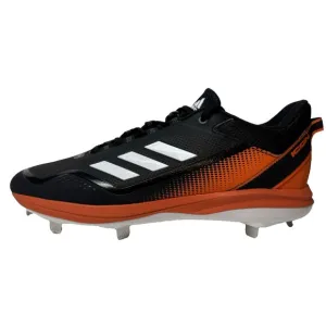 Adidas Core Mens Size 14 Black and Orange Icon 7 Baseball Cleats Athletic Shoes