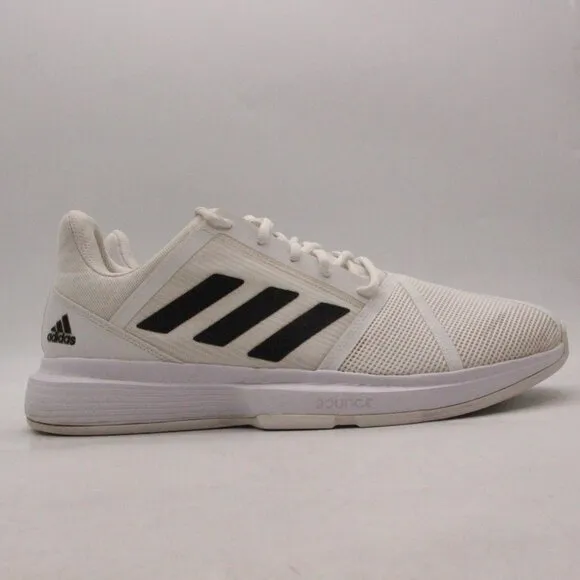 Adidas CourtJam Bounce Men's Size 13 White Tennis Shoes Sneakers FY2831