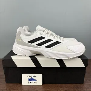 adidas CourtJam Control 3 M Cloud White Core Black Tennis Shoes IF7888 Men Sz 12
