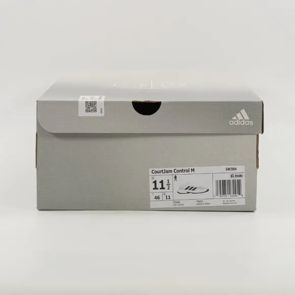 Adidas CourtJam Control 'White Black Outsole' GW2984 Tennis Pickleball
