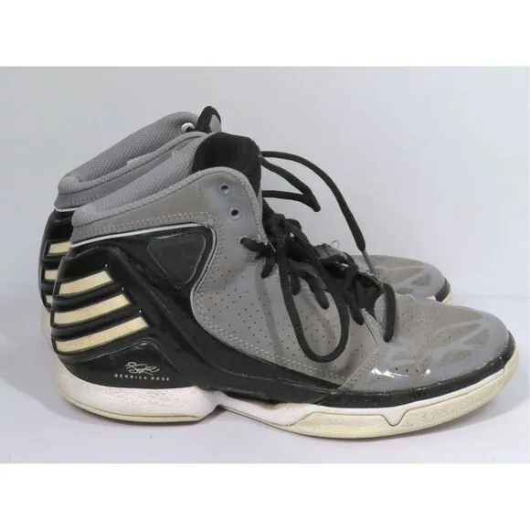 Adidas D Rose Derrick Rose 773 Grey Basketball Shoes Boys Youth Size 5.5