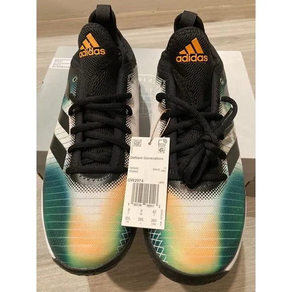 Adidas Defiant Generation M Tennis Shoes Men 8.5 GW2974 Green