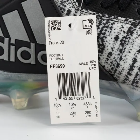 Adidas Freak 20 'Rainbow Sole' EF8699 Football Cleats size 10 - 13