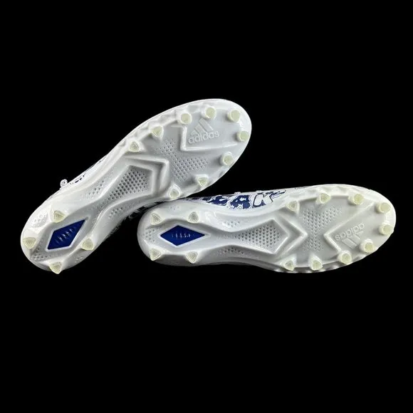 Adidas Freak 22 Big Mood DSG SM White Blue Football Cleats GZ6902 Men's Size 14