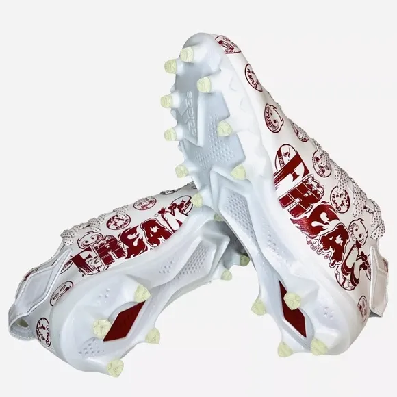 Adidas Freak 22 Big Mood GZ6901 Emoji White/Red Football Cleats Men's Shoes