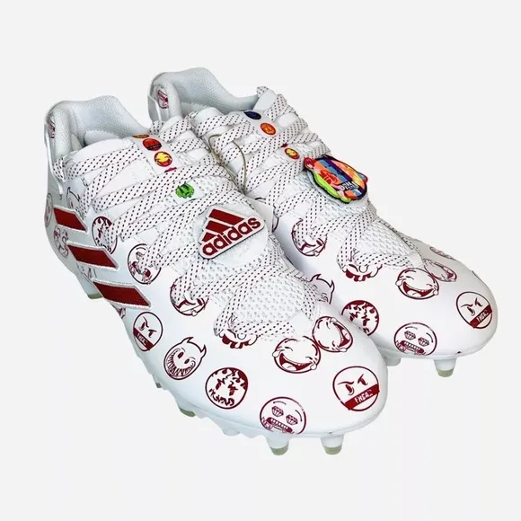 Adidas Freak 22 Big Mood GZ6901 Emoji White/Red Football Cleats Men's Shoes