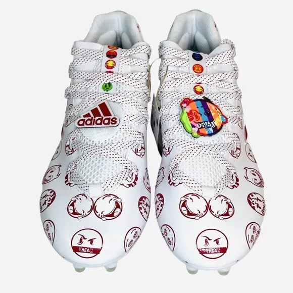 Adidas Freak 22 Big Mood GZ6901 Emoji White/Red Football Cleats Men's Shoes