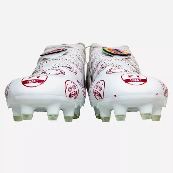 Adidas Freak 22 Big Mood GZ6901 Emoji White/Red Football Cleats Men's Shoes