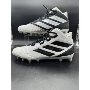 adidas Freak Carbon Mid White/Black Football Shoes (EG1312) Size 11 EUC