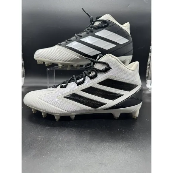 adidas Freak Carbon Mid White/Black Football Shoes (EG1312) Size 11 EUC
