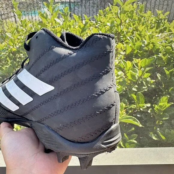 Adidas Freak MD Mid Men's Football Shoes Black White BB7688 Size 9.5