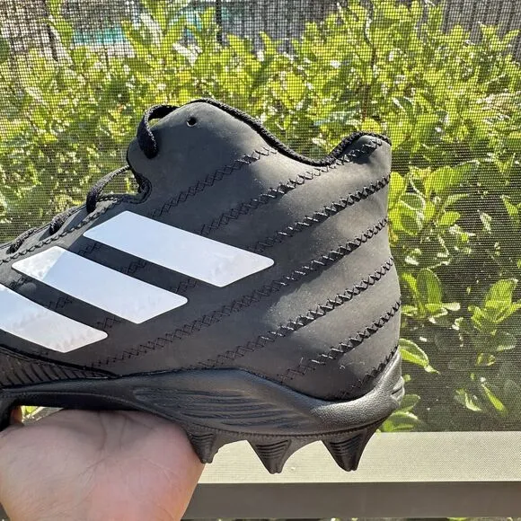Adidas Freak MD Mid Men's Football Shoes Black White BB7688 Size 9.5