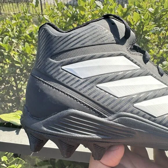 Adidas Freak MD Mid Men's Football Shoes Black White BB7688 Size 9.5